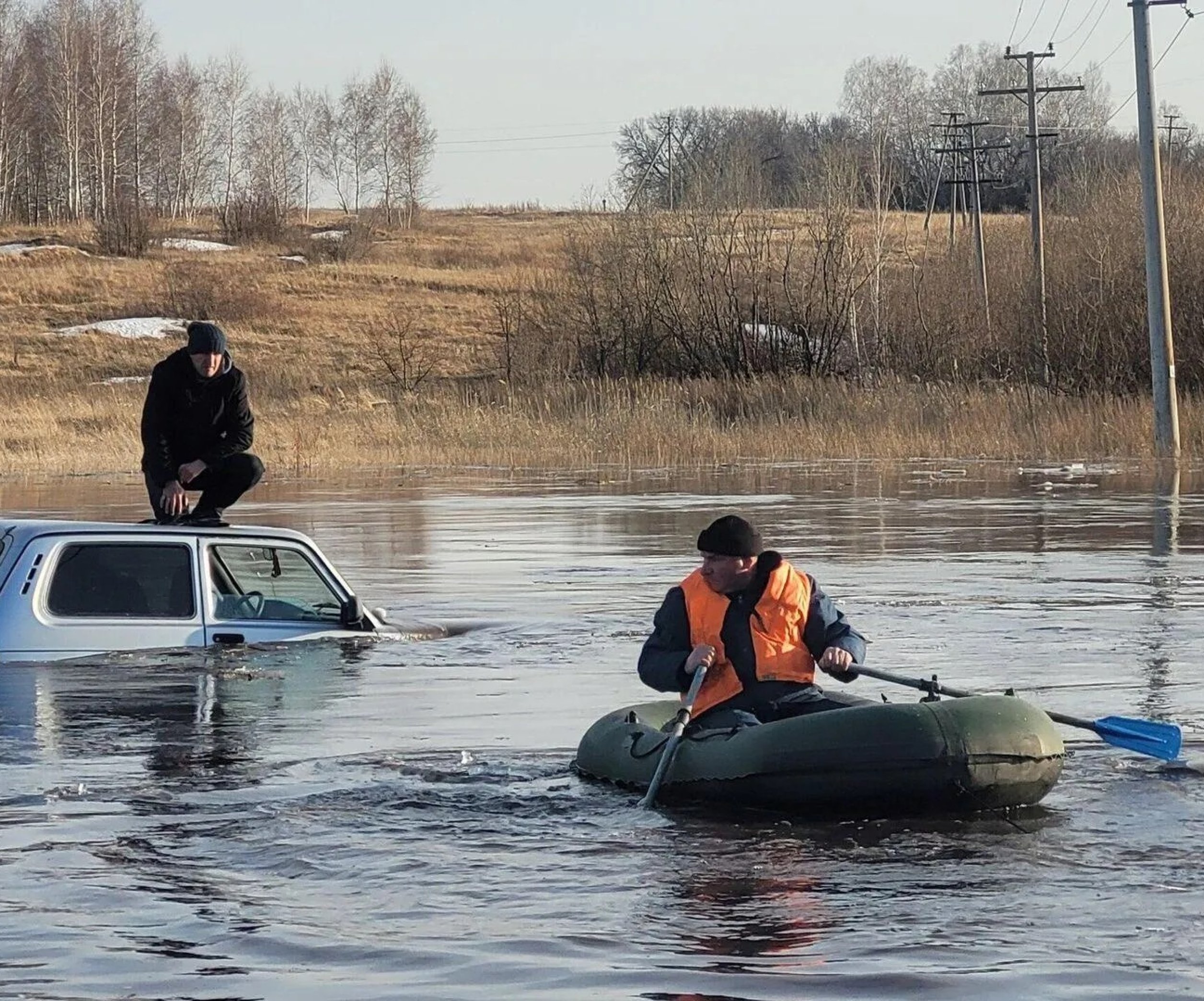 Потоп в России - Ишим уходит под воду, в городе объявлена эвакуация, видео  - Телеграф