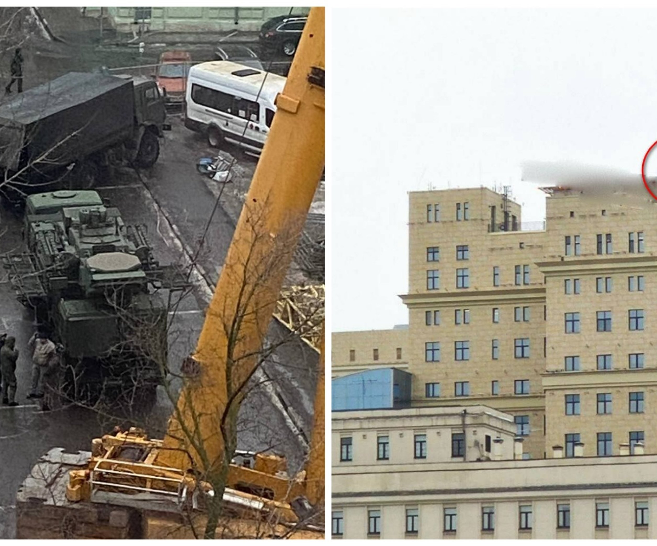 ЗПРК Панцирь-С1 на крыше минобороны в москве — оружие ставят и на  гражданских зданиях тоже, фото-видео - Телеграф