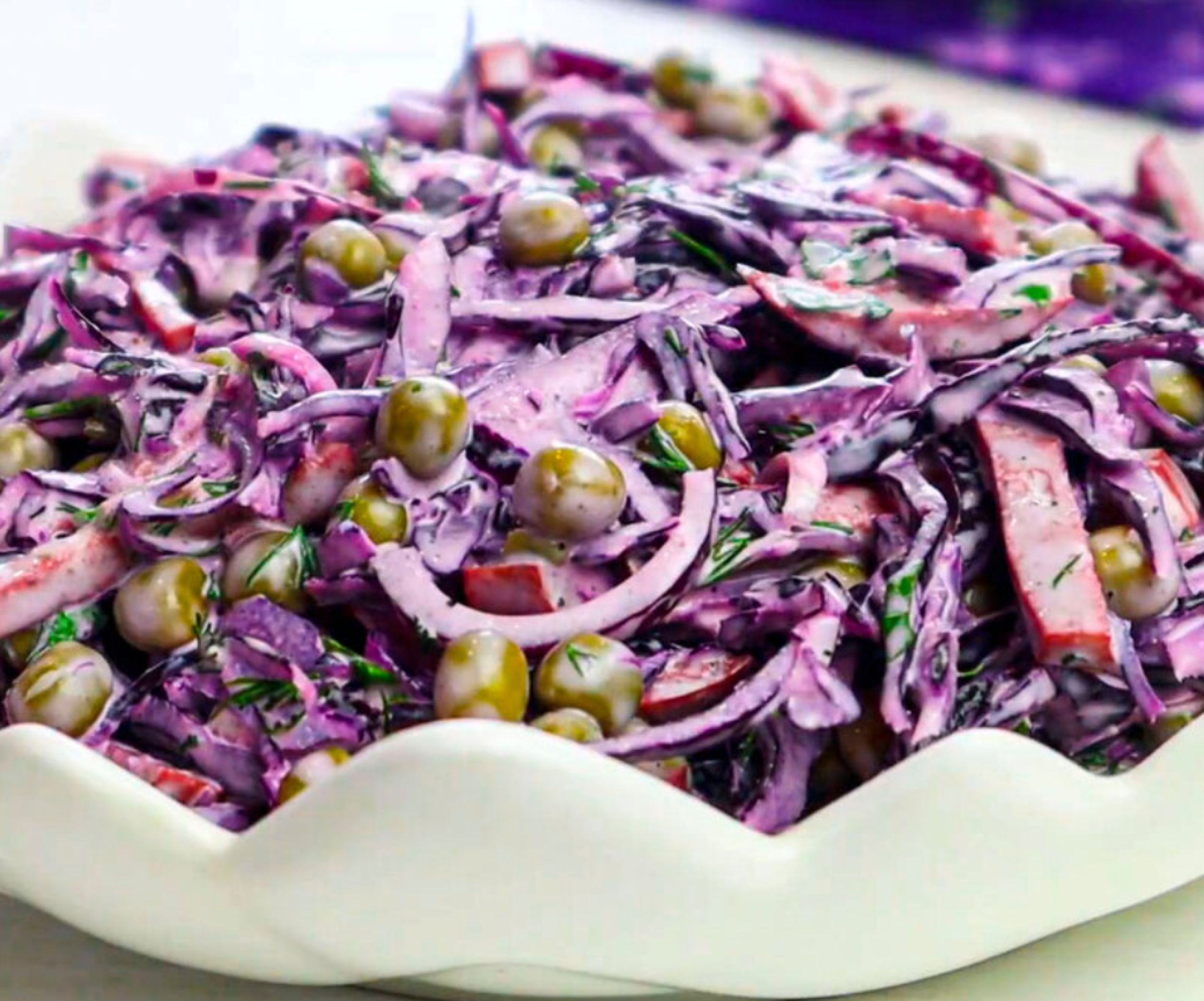 Салат с капустой и копченой колбасой - рецепт автора Юлия