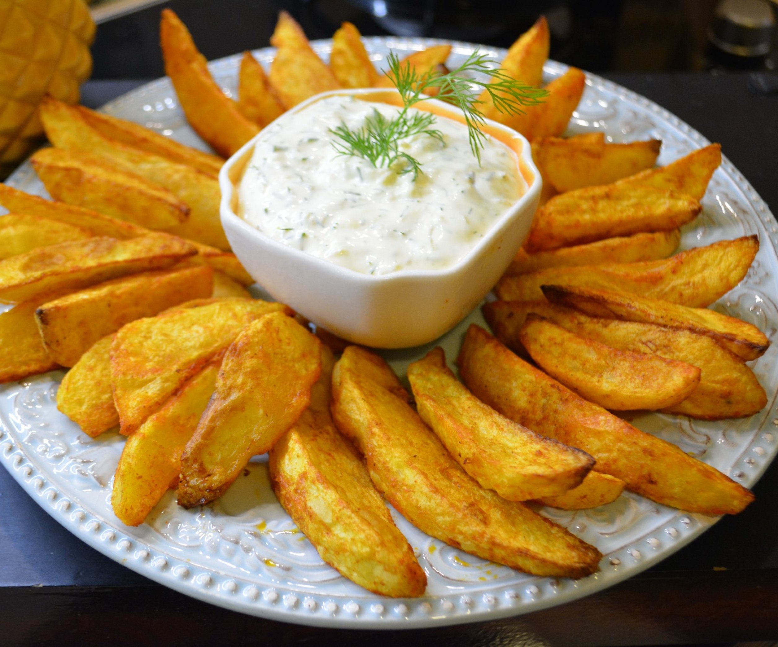 Картошка по-деревенски в духовке — рецепт с фото пошагово
