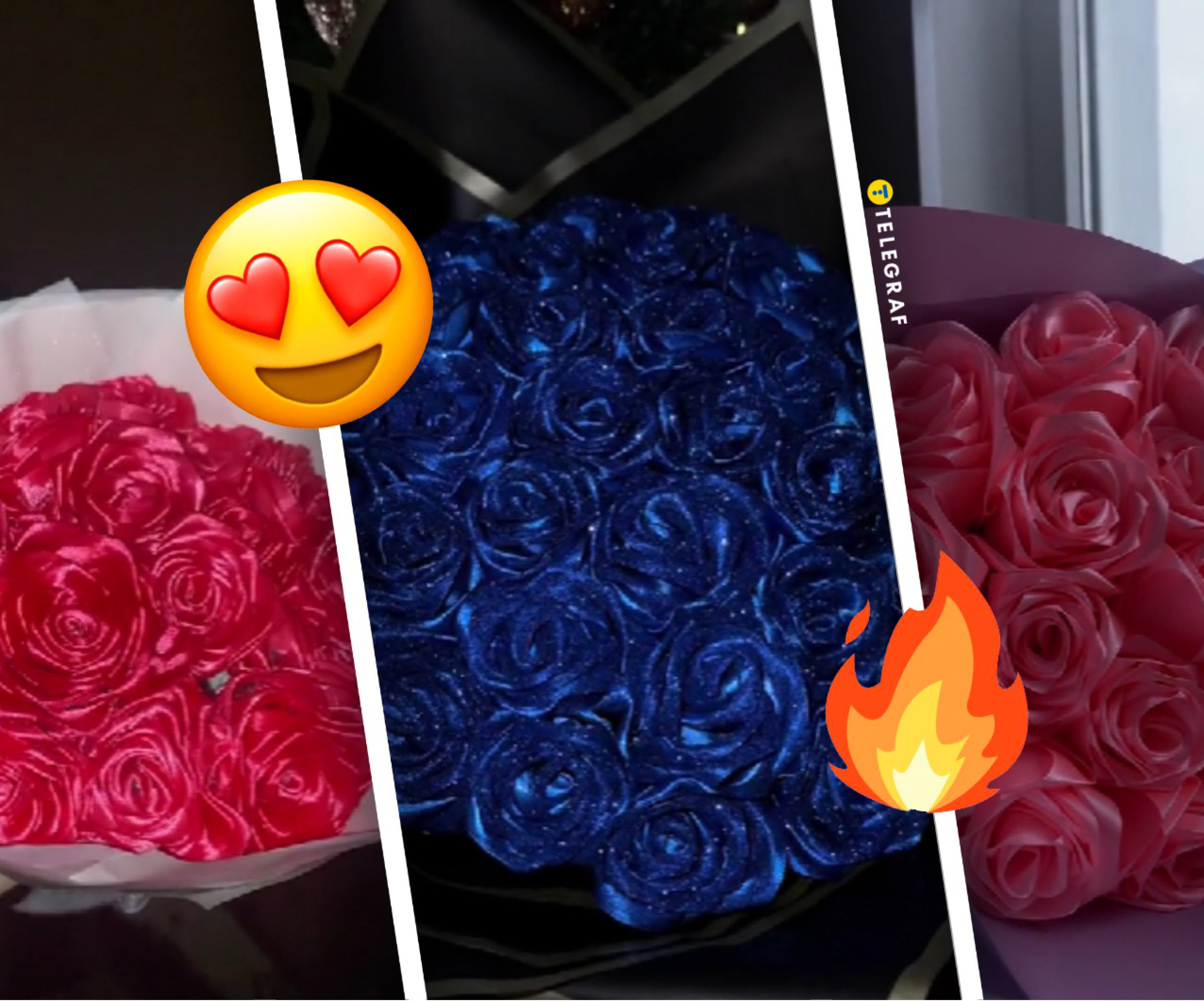 Букет роз из атласных лент: декор своими руками | Интернет-магазин «Микрос»