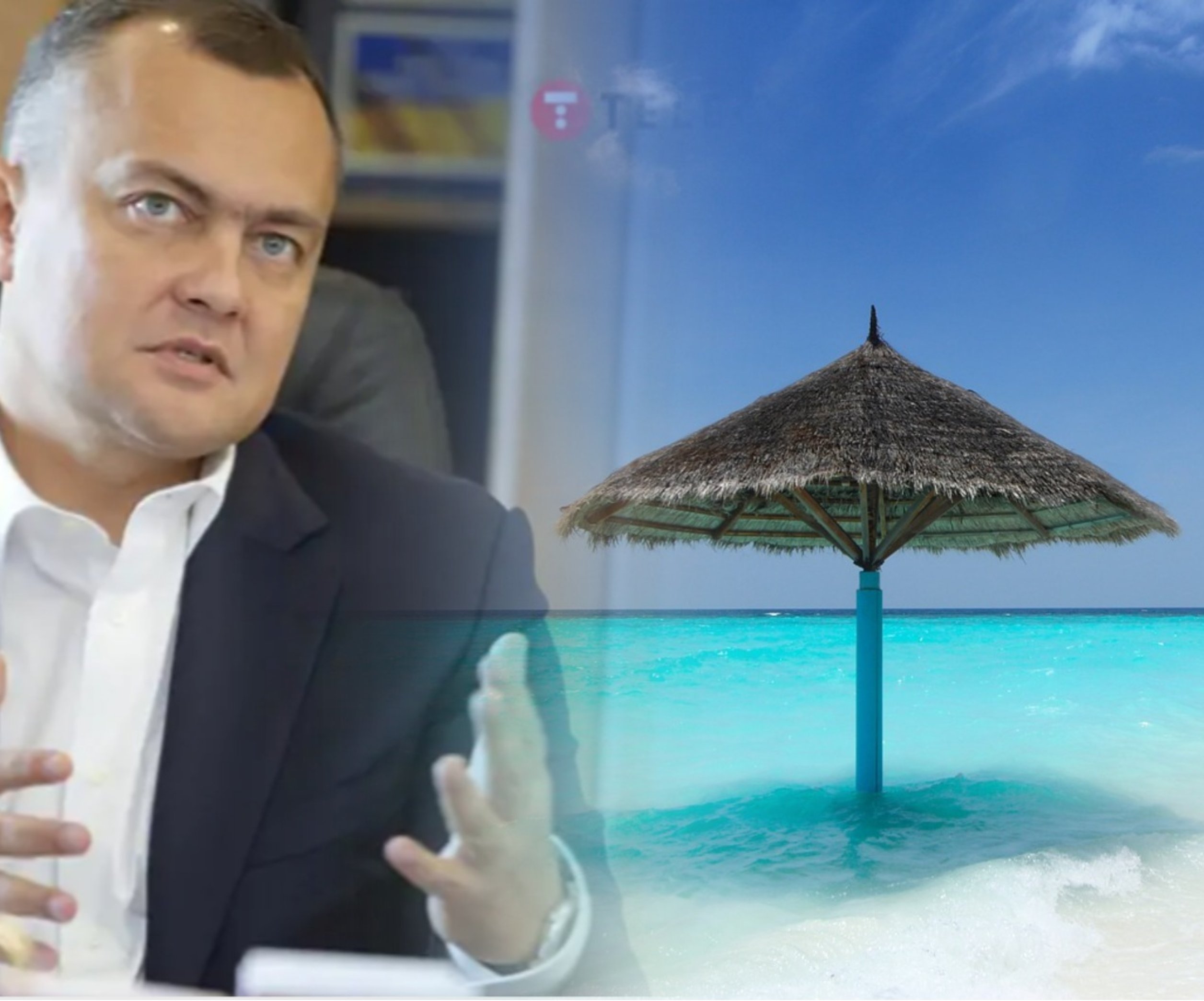 Юрий Аристов замечен в отеле Waldorf Astoria Maldives на Мальдивах, пишет  Слідство.Інфо - Телеграф