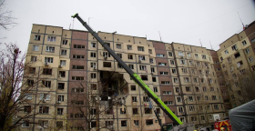 Дрон зруйнував кілька поверхів