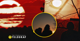 Рассвет над Киевом