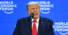 Дональд Трамп в Давосе