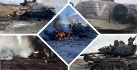 Вражескую технику украинские военные разбивают вдребезги