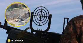 Последствия удара иранского дрона по ОАЭ, украинский военный