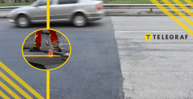 Новый асфальт уложили в столице Украины