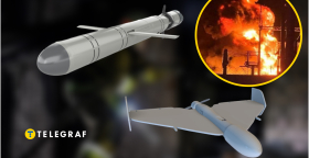 Пожежа через удар РФ