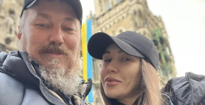 Роберт "Мадяр" Бровді з дружиною Наталією