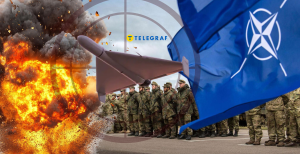 Вибух, дрон та прапор Альянсу