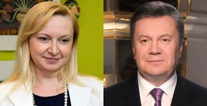 Любовь Полежай и Виктор Янукович