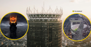 Стадион на крыше небоскреба сравнили с известной башней из "Властелина колец"