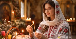 Девушка в церкви