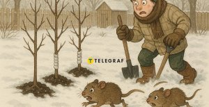 Саженцы привлекают грызунов зимой