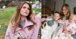 Анна Кошмал с детьми