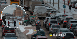 Киев после снегопада 16 февраля