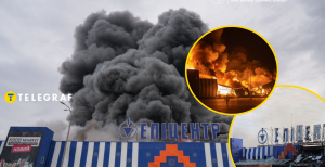 Наслідки ударів по ТЦ мережі в різних містах