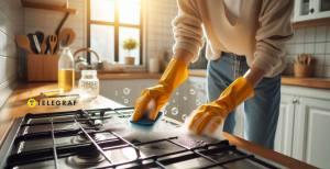 Чистка решетки газовой плиты