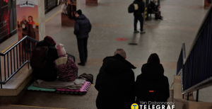 Киевляне ночью прятались от российских ракет в метро