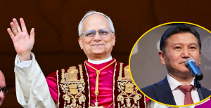 Кирсан Илюмжинов и Папа Римский Лев XIV