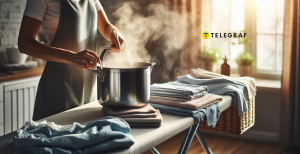 Женщина гладит