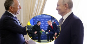 Стів Віткофф, Володимир Путін, Володимир Зеленський та Дональд Трамп