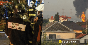 Пожар на НПЗ в Краснодарском крае