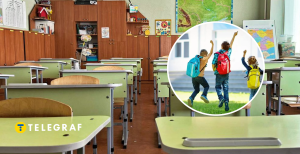 Школьный класс и дети