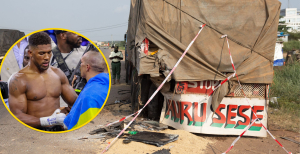 Энтони Джошуа попал в аварию в Нигерии