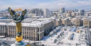 Киев под снегом