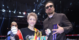 Наоя Іноуе та Олександр Усик