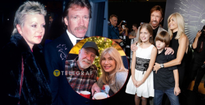 Чак Норріс з дружинами і дітьми