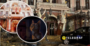 В Одессе отреставрировали статую в гостинице "Бристоль"