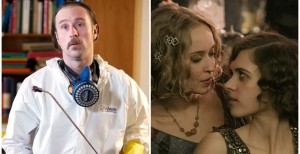 Бьярне Медель в сериале "Чистильщик" и звезда "Вавилона Берлина" Лив Лиза Фрис (справа)