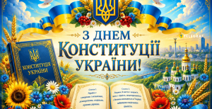 Картинка з Днем Конституції України