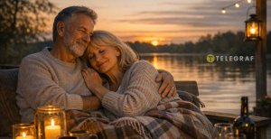 Супруги отдыхают вечером