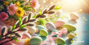 Веточка вербы