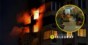 Наслідки удару по Києву, кияни у метро