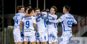 "Динамо" празднует гол