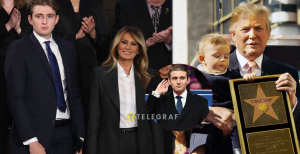 Бэррон Трамп - общий сын Дональда и Мелании