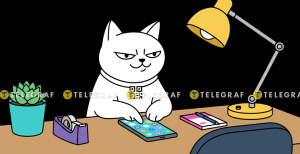 Кіт-моно з телефоном