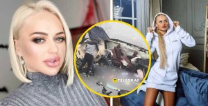 Авто, в котором была Анна Жук, попало в страшное ДТП на трасе Киев-Харьков