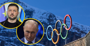 Володимир Путін та Володимир Зеленський