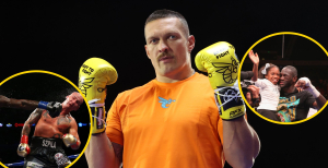 Олександр Усик та Деонтей Вайлдер