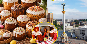 Асортимент великодніх пасок у київських супермаркетах вражає