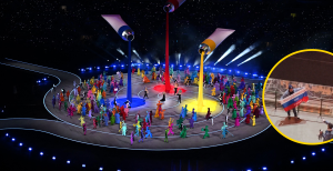 Флаг России заметили на Открытии Олимпийских игр