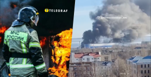 Онезький суднобудівний завод горить в Росії