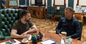 Володимир Зеленський та Андрій Шевченко