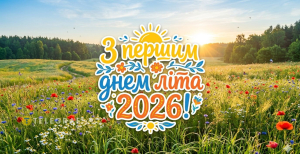 Картинка с первым днем лета 2026